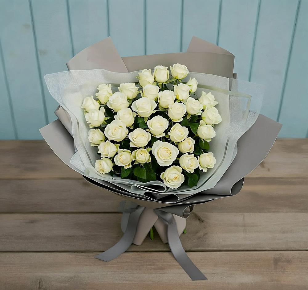 Букет Белоснежная нежность в Зеленогорском