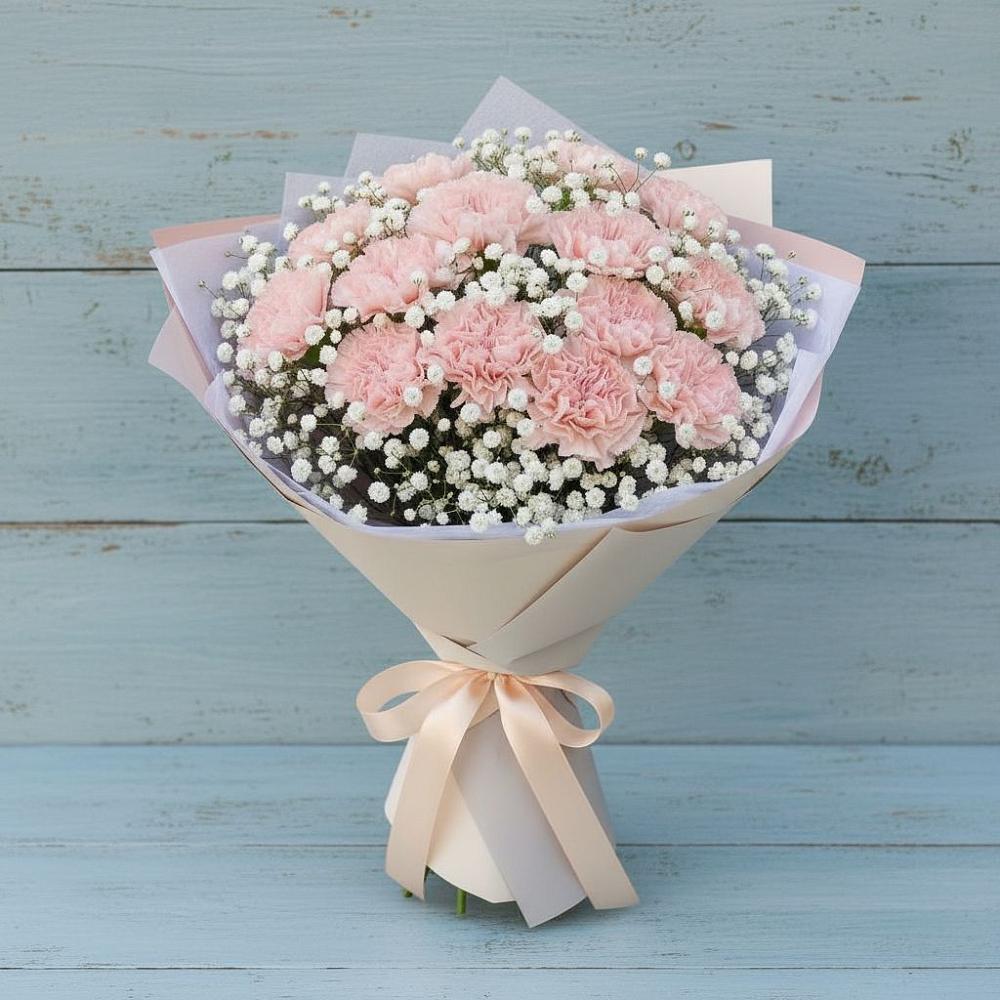 Букет цветов из: Гвоздики в Зеленогорском