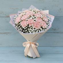 Букет цветов из:  Гвоздики в Зеленогорском