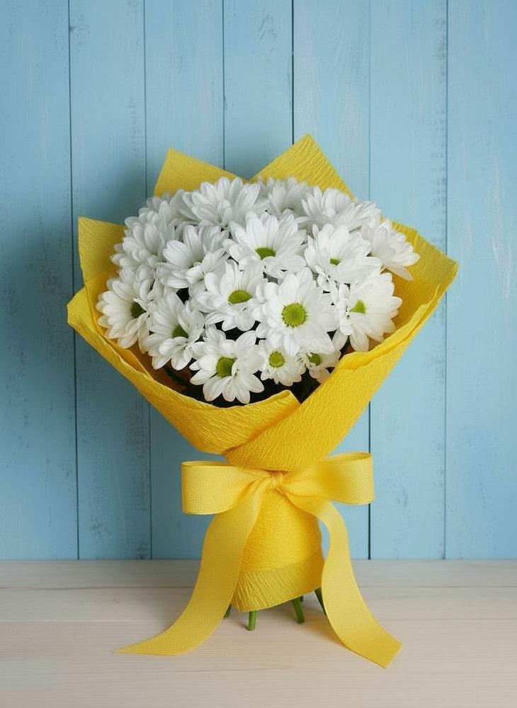 Букет цветов из: Хризантемы в Зеленогорском