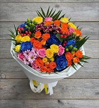 Букет цветов из:  Розы и Хризантемы в Зеленогорском