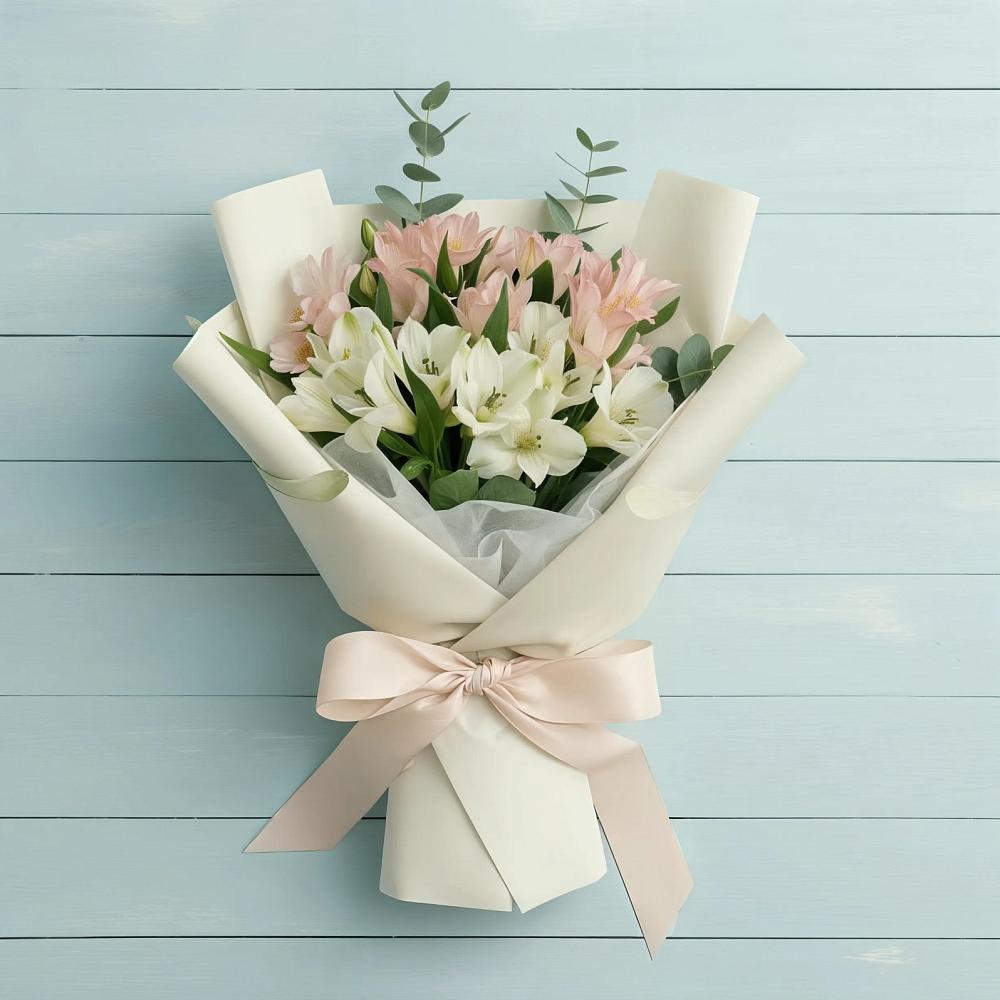 Букет цветов из: Альстромерии в Зеленогорском